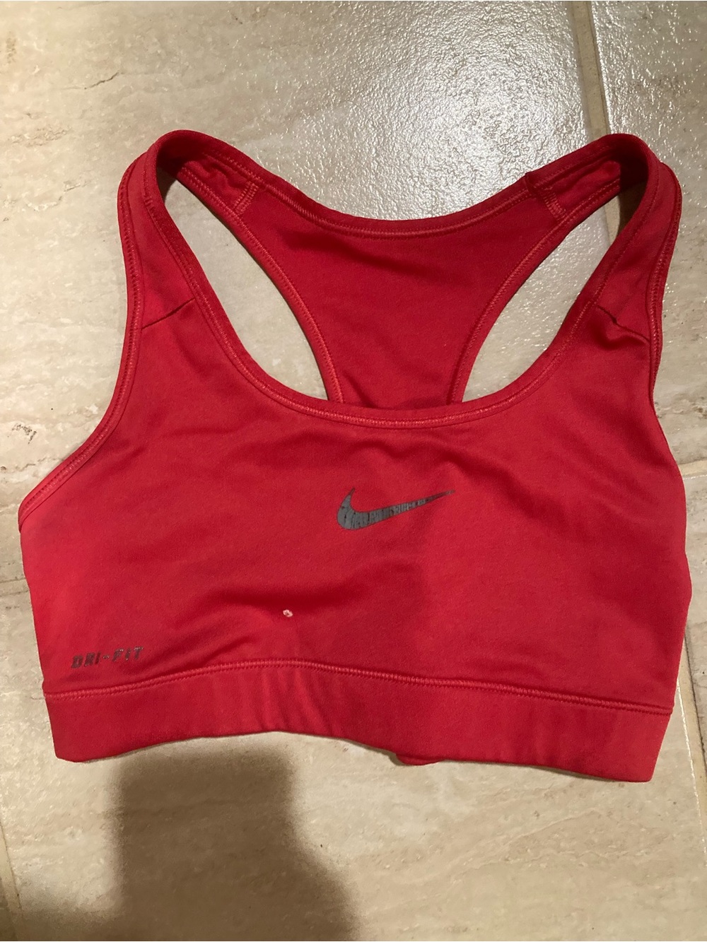 Nike Red Racerback Dri-FIT Sports Bra
